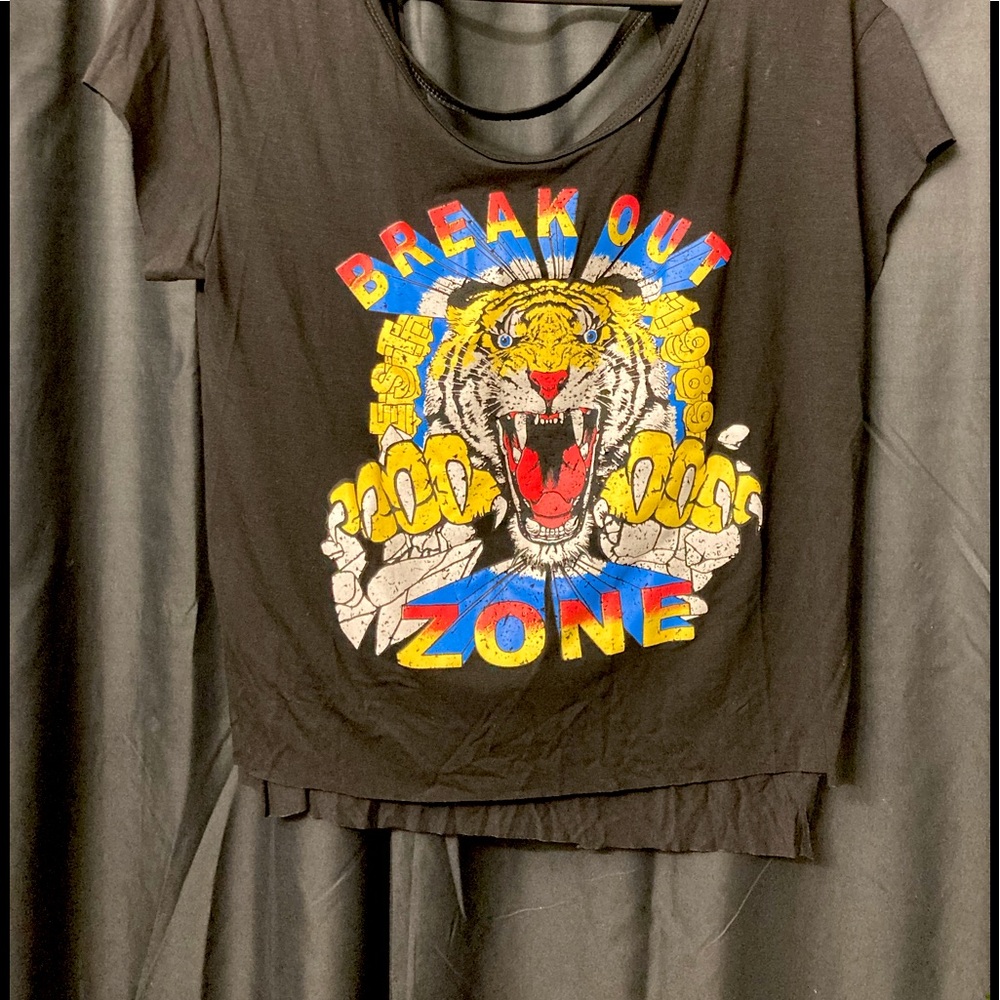 Retro chopped loose fit Tshirt vintage comfy tee